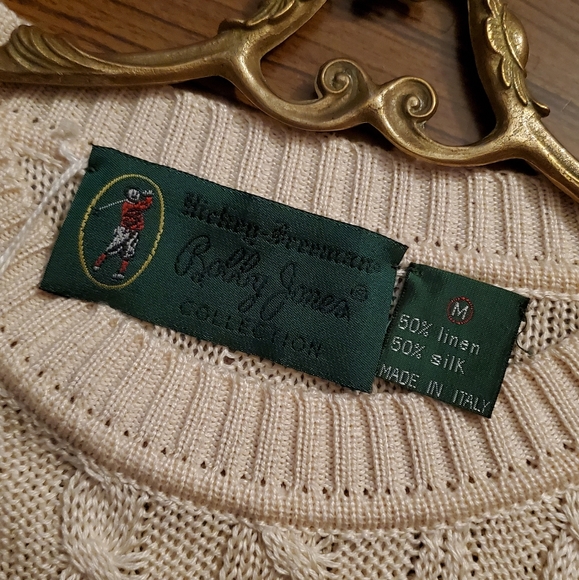 Hickey Freeman Italian silk / linen golf sweater - Picture 6 of 6